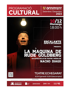 “La màquina de Rube Goldberg" amb Nacho Diago dins la gira de Teatre Escalante