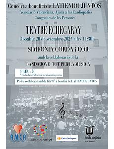 Concert de Sinfonía Corda i Cor, amb la col·laboració de La Banda Jove de Tot per la Música