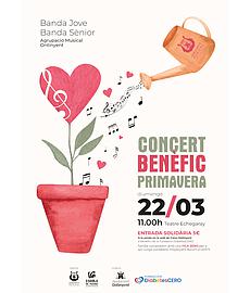 Concert Benèfic de Primavera a càrrec de la Banda Jove i la Banda Sénior