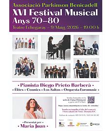 Associació Parkinson Benicadell XVI Festival Musical Anys 70-80